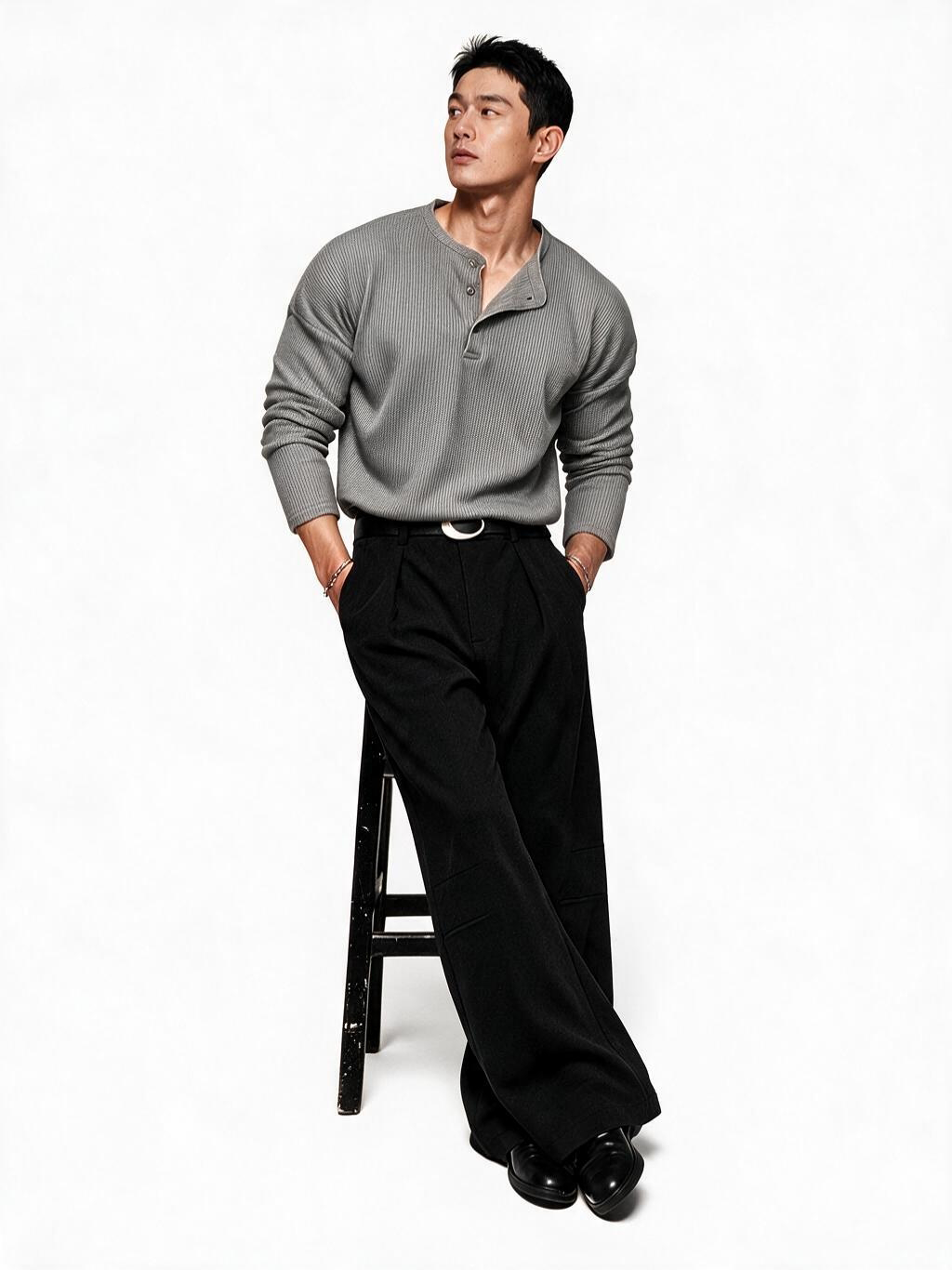 Henley Long Sleeve Shirt