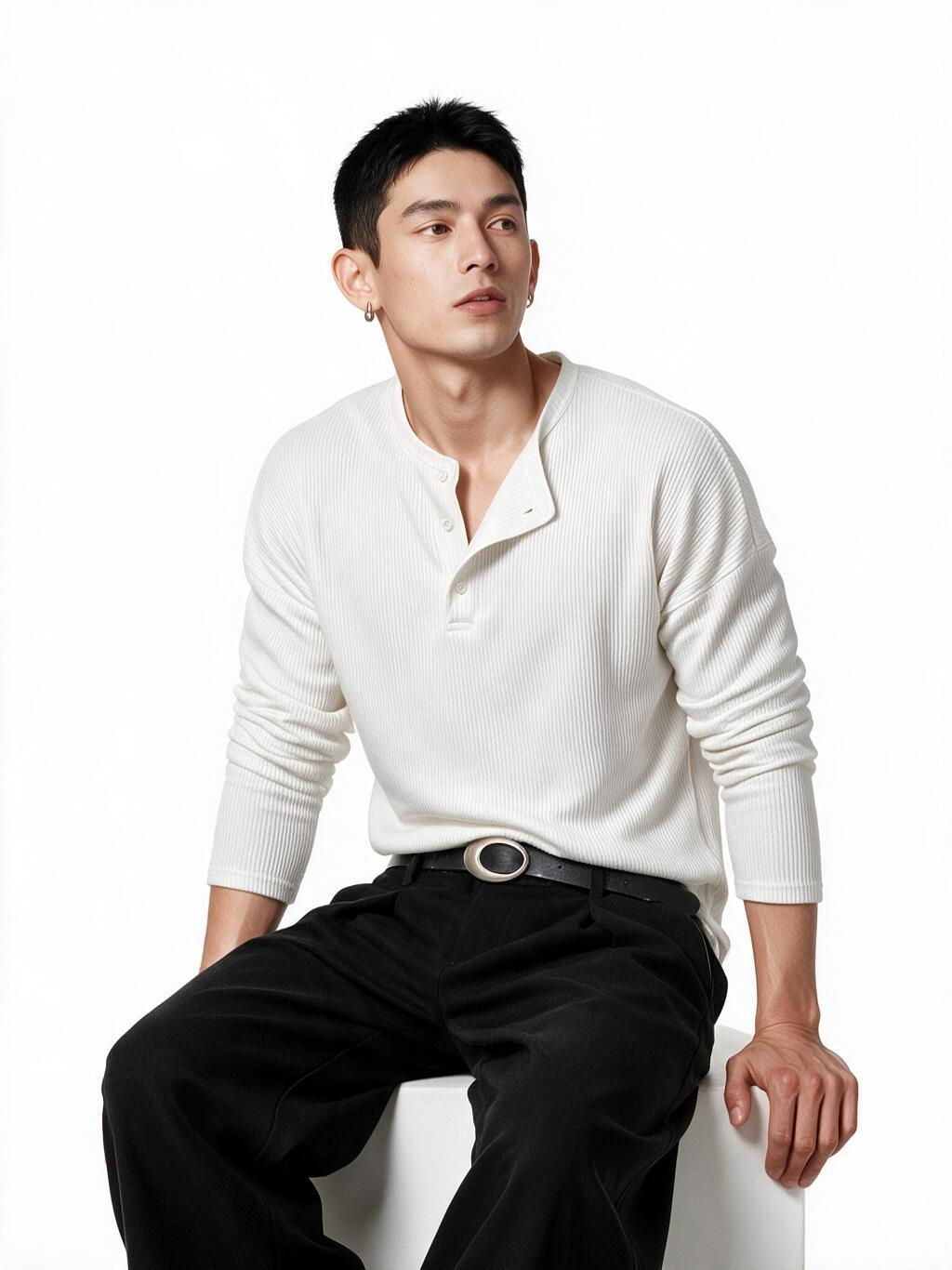 Henley Long Sleeve Shirt