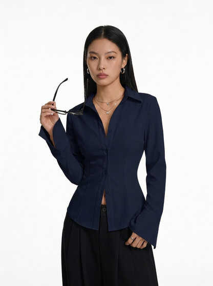 The Sculpted Button-Down