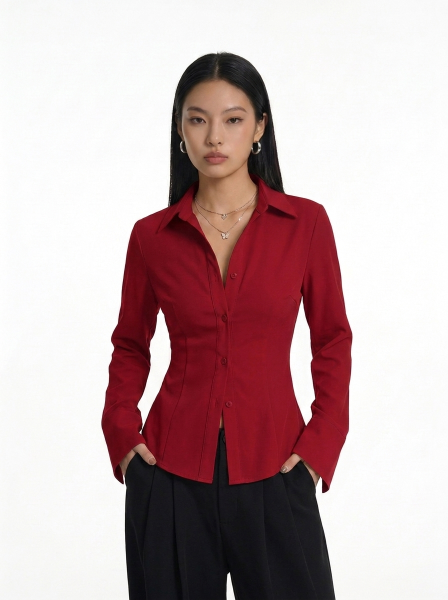 The Sculpted Button-Down