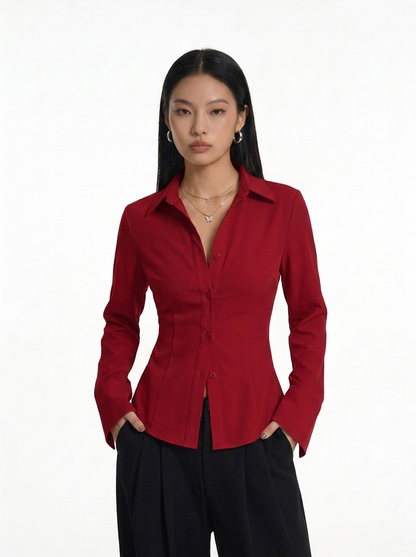 The Sculpted Button-Down