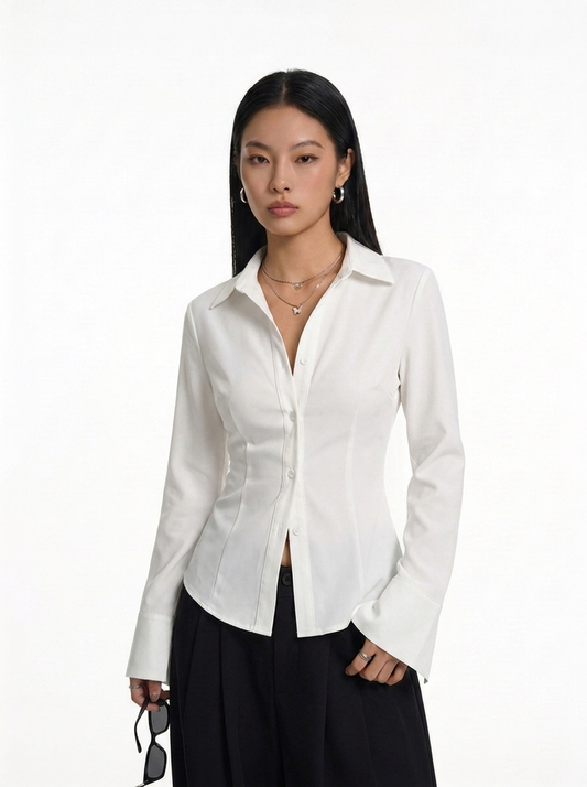 The Sculpted Button-Down
