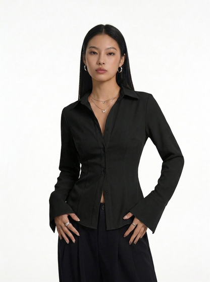 The Sculpted Button-Down