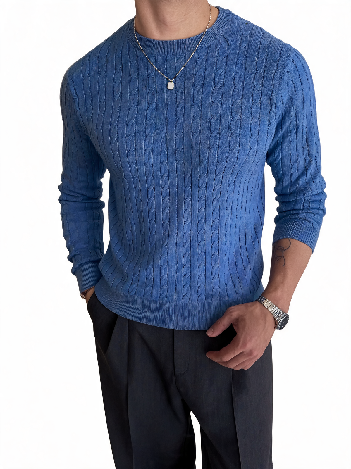 Men's Round Neck Sweater
