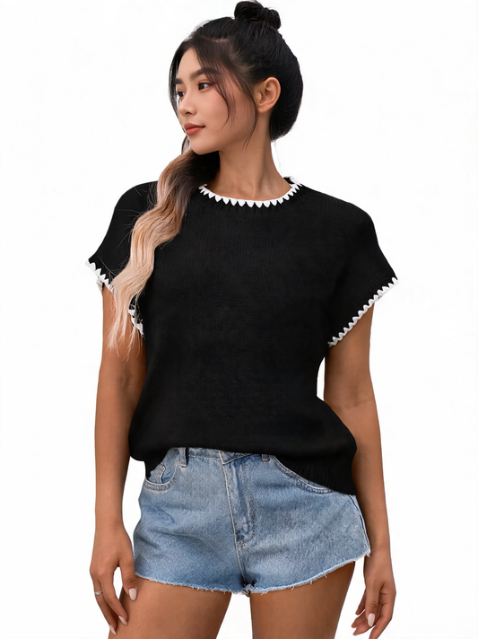 Womens Crochet Sweater
