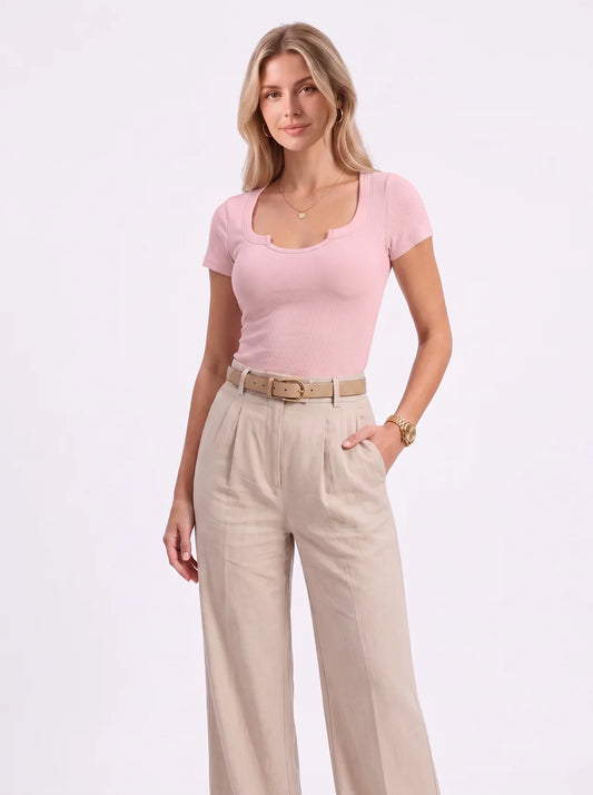 Summer short-sleeved vest