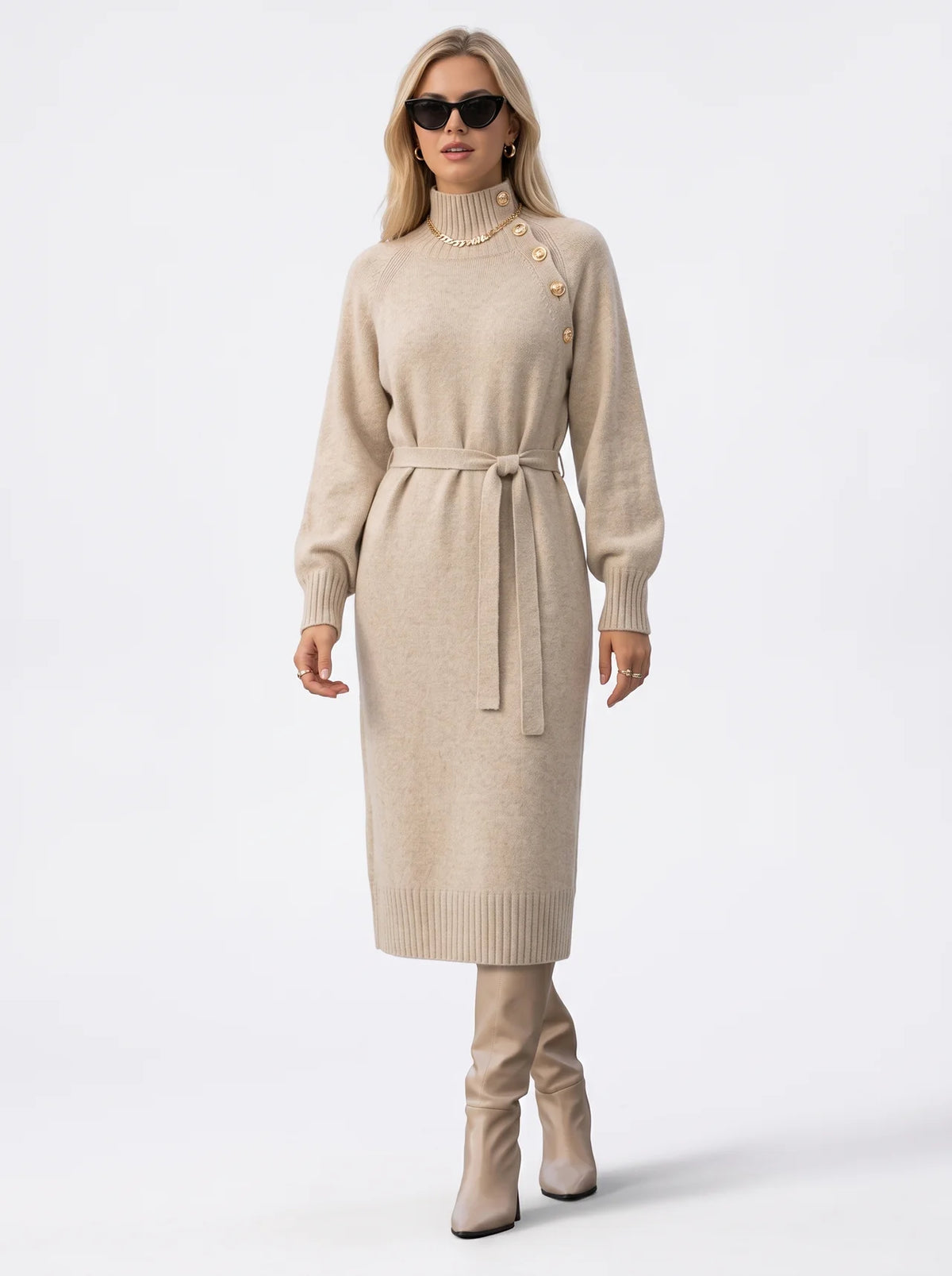 Women's Knitted Long Dress