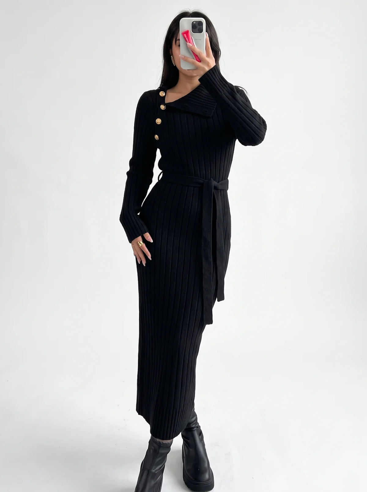 Women's Knitted Long Dress