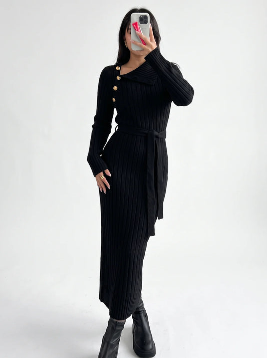 Women's Knitted Long Dress