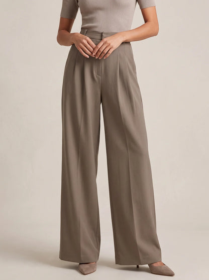 High-Waisted Suit Pants