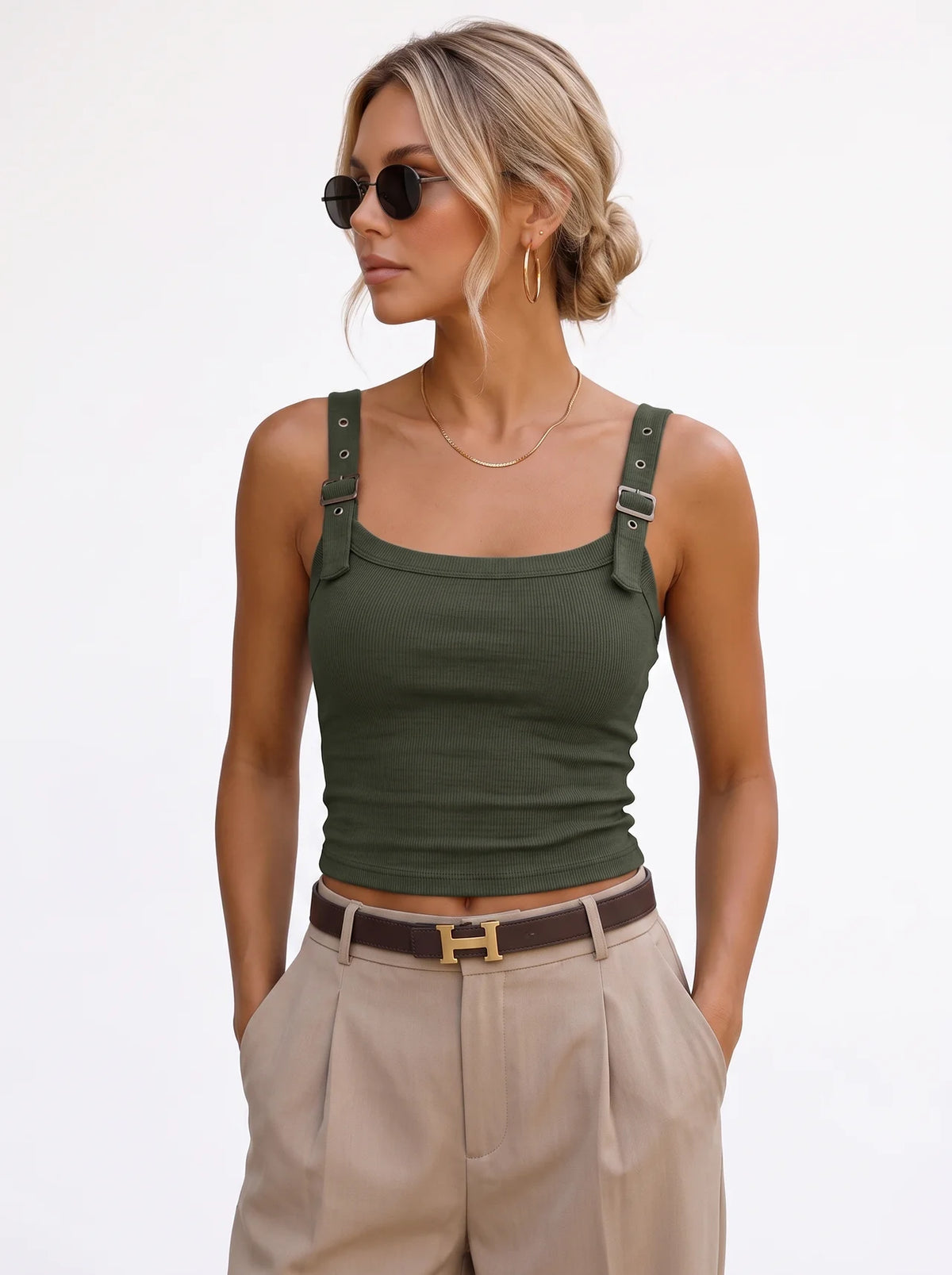 Adjustable Shoulder Strap Vest