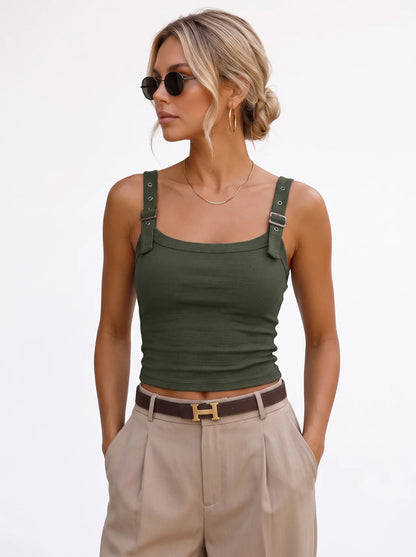 Adjustable Shoulder Strap Vest