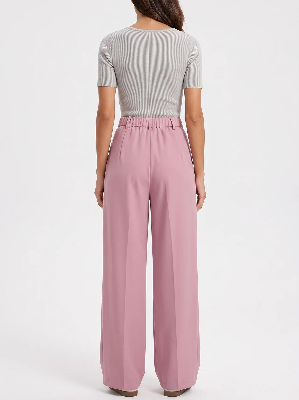 High-Waisted Suit Pants