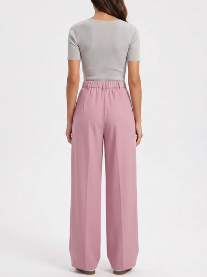 High-Waisted Suit Pants